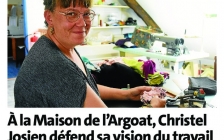 Voir l'actualité - Portrait de Christel JOSIEN, Encadrante des ateliers de rénovation au sein de la recyclerie de la Maison de l'Argoat