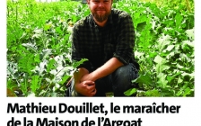 Voir l'actualité - Portrait de Mathieu DOUILLET, encadrant du chantier Maraichage de la Maison de l'Argoat